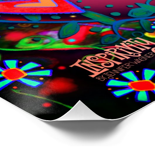 Inspiration Kursangebot Sonnenschein Poster (Ecke)