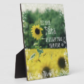 Inspiration: Lass deinem Glauben mehr als Angst Fotoplatte (Seite)