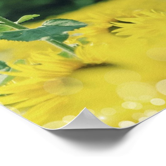 Inspiration: Lass deinem Glauben mehr als Angst Poster (Ecke)