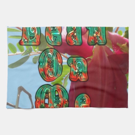 Inspiration Lean on me Bloral Skyward Art Print Handtuch (Horizontal)