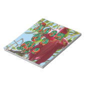 Inspiration Lean on me Bloral Skyward Art Print Notizblock (Rotiert)