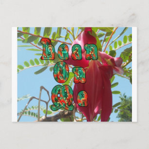 Inspiration Lean on me Bloral Skyward Art Print Postkarte