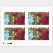 Inspiration Lean on me Bloral Skyward Art Print Rechteckiger Aufkleber (Blatt)