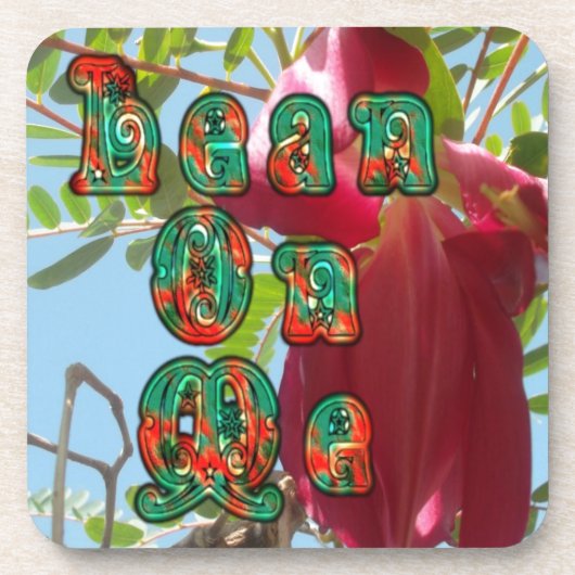 Inspiration Lean on me Bloral Skyward Art Print Untersetzer (Vorderseite)