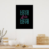 Inspiration-Liebe-Design Poster (Küche)