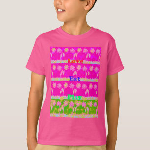 Inspiration Liebe Essen Blume Design T-Shirt