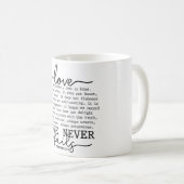 Inspiration Liebe ist nett Kaffeetasse (VorderseiteRechts)