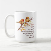 Inspiration Liebe Sister Sprichwort mit Niedlichen Kaffeetasse (Links)