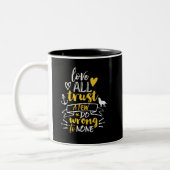 Inspiration Life Quote Liebe Vertrauen richtig mac Zweifarbige Tasse (Links)