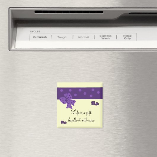 Inspiration Life-Sprichwort Magnet (In Situ (Geschirrspüler))