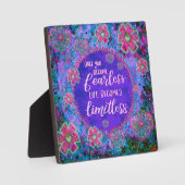 Inspiration Lila, floraler Hübscher Spaß ohne Angs Fotoplatte (Vorderseite)