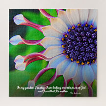 Inspiration Lila Pink Daisy Gott lächelt floral