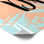 Inspiration Live your Dream Quote Poster (Ecke)