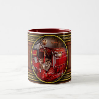 Inspiration - LKW - Gewartet für einen Anruf Zweifarbige Tasse
