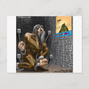 Inspiration - Lustige Motivations-Cartoon Postkarte