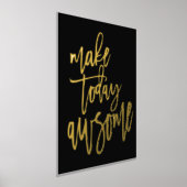 Inspiration machen heute Phantastisch Schwarz Foliendrucke (Ablage )