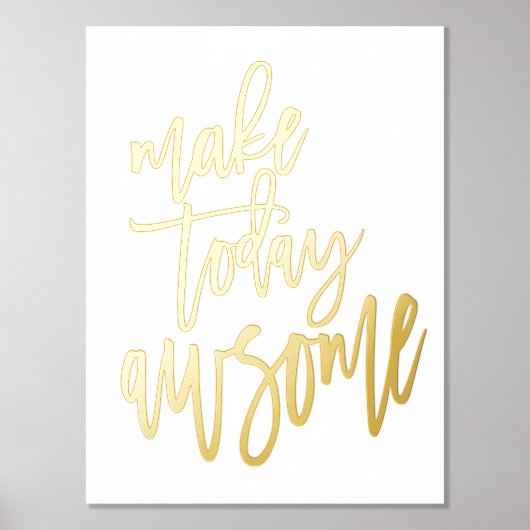 Inspiration machen heute Phantastisch weiß real Foliendrucke (Vorderseite)