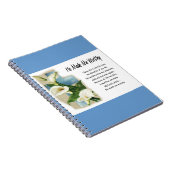 Inspiration machte er mich wert notizblock (Rechte Seite)