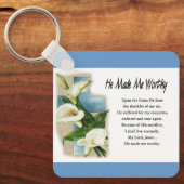 Inspiration machte er mich wert schlüsselanhänger (Vorderseite)