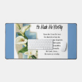 Inspiration machte er mich wert schreibtischunterlage (Tastatur & Maus)