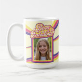 Inspiration Mama Zitat Retro 70er Typografie Foto Kaffeetasse (Links)