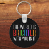 Inspiration Mental Health Förderung Schlüsselanhänger (Vorderseite)