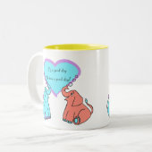 Inspiration Message Elephant Heart Tasse (Vorderseite Links)