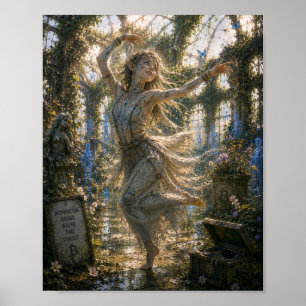 Inspiration / Moderner Tänzer / Botanischer Garten Poster