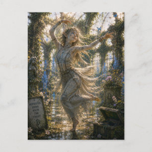 Inspiration / Moderner Tänzer / Botanischer Garten Postkarte
