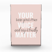 Inspiration - Motivationsangebot für Ihre Stimme Fotoblock (Vorderseite)