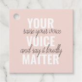 Inspiration - Motivationsangebot für Ihre Stimme Geschenkanhänger (Vorderseite)