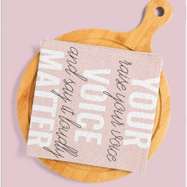 Inspiration - Motivationsangebot für Ihre Stimme Geschirrtuch