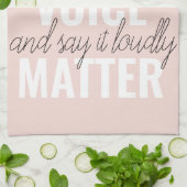 Inspiration - Motivationsangebot für Ihre Stimme Geschirrtuch (Gefaltet)