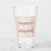 Inspiration - Motivationsangebot für Ihre Stimme Glas (Vorderseite)
