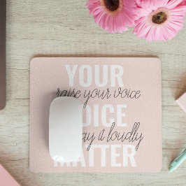 Inspiration - Motivationsangebot für Ihre Stimme Mousepad