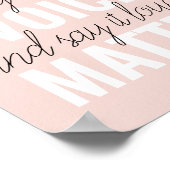 Inspiration - Motivationsangebot für Ihre Stimme Poster (Ecke)