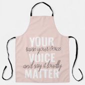 Inspiration - Motivationsangebot für Ihre Stimme Schürze (Vorderseite)