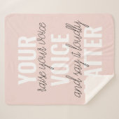 Inspiration - Motivationsangebot für Ihre Stimme Sherpadecke (Vorderseite (Horizontal))