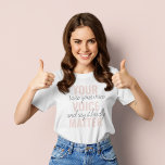 Inspiration - Motivationsangebot für Ihre Stimme T-Shirt<br><div class="desc">Inspiration - Motivationsangebot für Ihre Stimme</div>