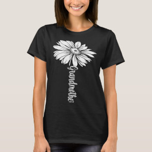Inspiration Motivierend Blume Stem Großmutter T-Shirt