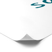 Inspiration motivierend lustige Typografie Poster (Ecke)