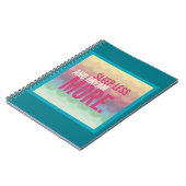 Inspiration Motivierend Schlaf weniger Traum mehr Notizblock (Linke Seite)