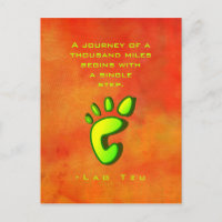Inspiration Motivierend Weisheit von Lao Tzu