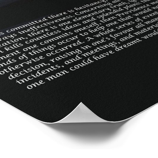 Inspiration Mount Everest Poster (Ecke)