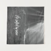 Inspiration nannte er mein Namensangebot Wandteppich (Vorderseite (Horizontal))