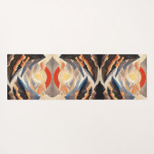 Inspiration Natur Glück im inneren Frieden Zitat Yogamatte (Rückseite (Horizontal))