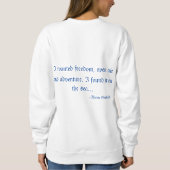 Inspiration nautisches Thema Sweatshirt (Rückseite)