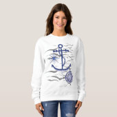 Inspiration nautisches Thema Sweatshirt (Vorne ganz)
