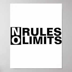 Inspiration No Rules No Limits Poster