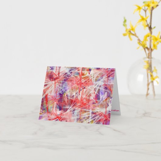 Inspiration Notecard Karte (Gelbe Blume)